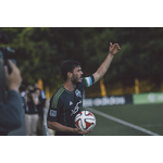 Brad Evans Seattle Sounders klaar om in te gooien