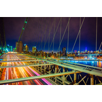 Lichten van de Brooklyn Bridge