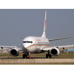 Royal Air Maroc Boeing 737 taxiing on a runway