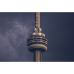 CN Tower at dusk