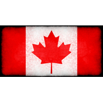 Bandeira do Canadá com textura