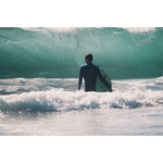 Surfer in water