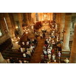 Kerk ceremonie van overhead