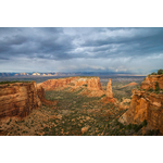 Vista no monumento nacional de Colorado, Fruita, Estados Unidos