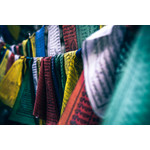 Colorful prayer flags