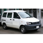 White minivan Daihatsu Delta