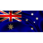 Australische golvende vlag