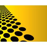 Black dots yellow background