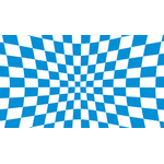 Blue checkered illusion