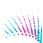 Blurry colorful dots