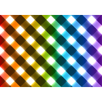 Glowing effects checkered pattern