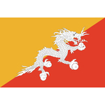 Flagga av Bhutan