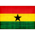 Bandeira da textura de Ghana