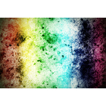 Colorful ink spatter