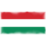 Flag of Hungary halftone pattern