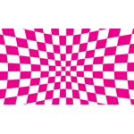 Illusion background pink tiles