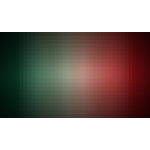 Pixel pattern on red and green background