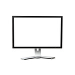 Monitor en blanco