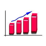 Concept graphique de croissance