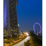 Singapore skyscrapers along the Marina Bay