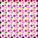 Colorful polka pattern