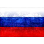 Russische vlag grunge textuur