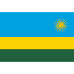 Flagga av Rwanda