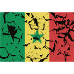 Bandiera del Senegal con fori