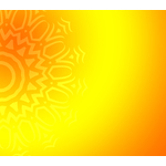 Yellow background with ornament